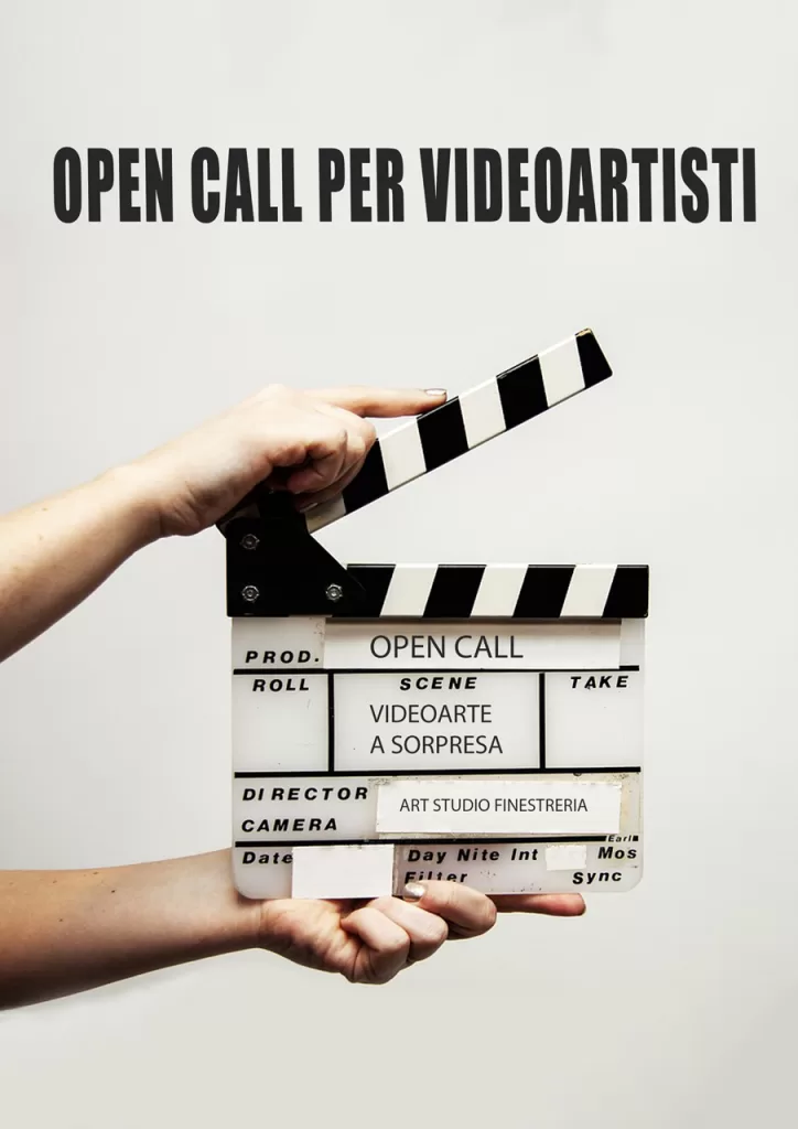 Locandina open call videoarte 2024